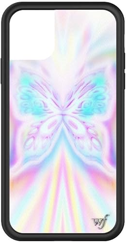 Wildflower Fundas - Funda manifiesta, compatible con Apple iPhone 11 Púrpura, blanco, Aura, moderna, moderna, bonita, protección negra, protección