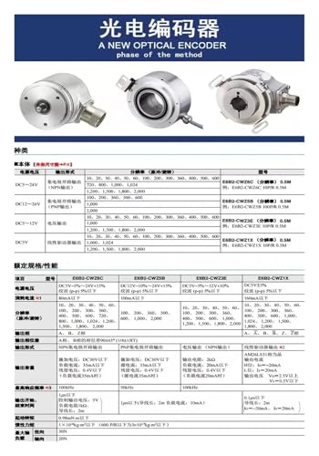 Encodeur rotatif photoélectrique TRD-GK10RZC2 pour mesure d'angle industrielle - 5