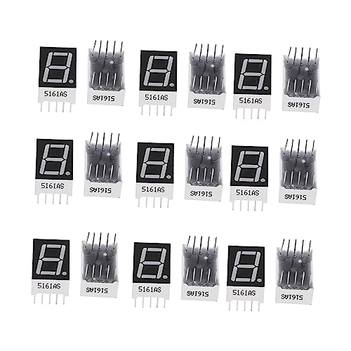 Veemoon 20pcs Red Led Display Modules Tube Display Module Low Voltage Anode Drive Chip Portable