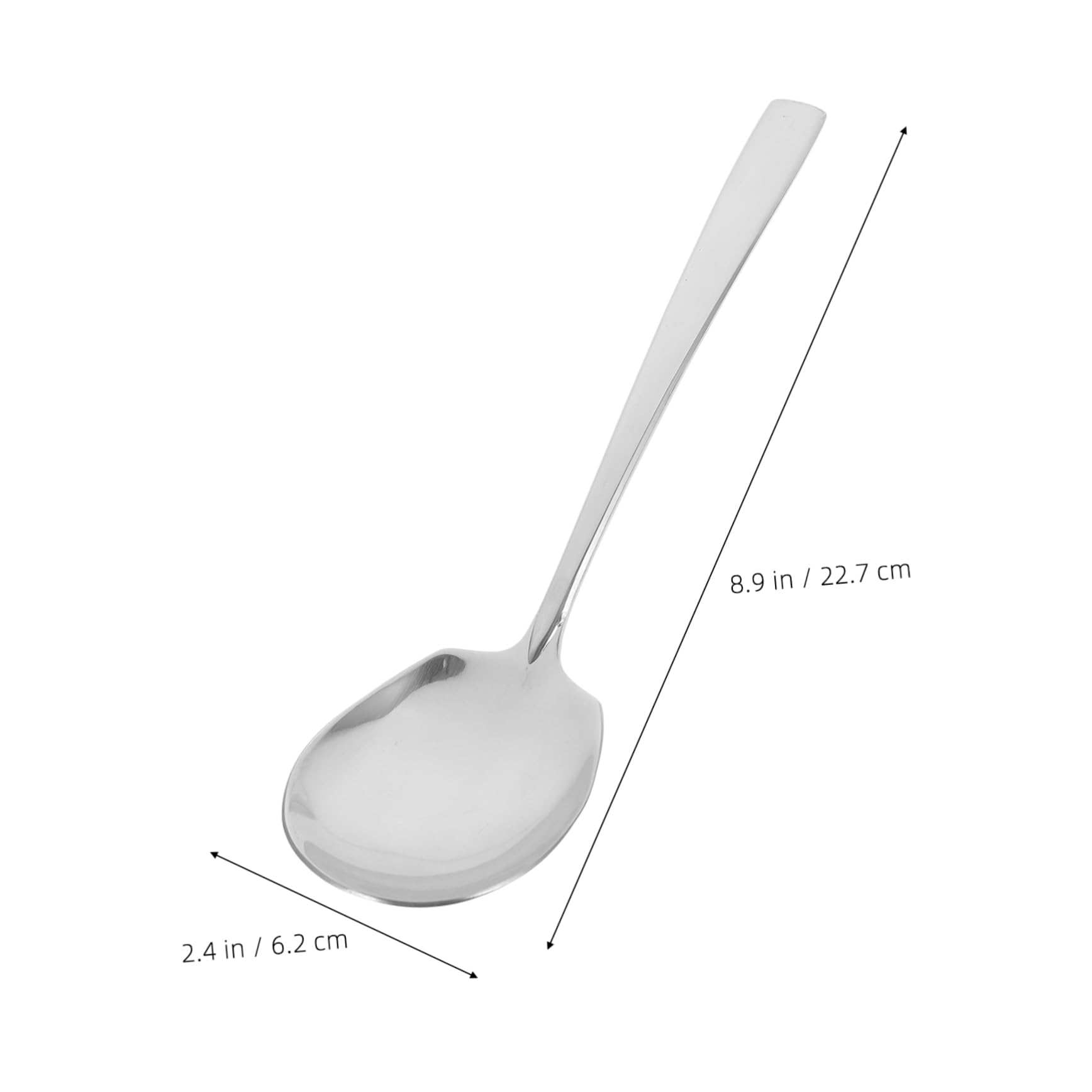 Cabilock 3Pcs Large Serving Spoon Utensils for Buffets Parties and Home Use Ergonomic Design Smooth Edges Multi Functional Serving Tools