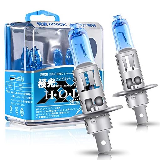 Sidaqi 2 piezas H1 100W bombillas halógenas de faros xenón blanco 6000K 12V Auto luces antiniebla del coche DRL