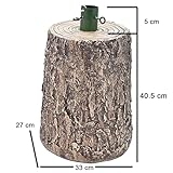 Zoom IMG-1 bakaji base supporto albero di Zoom IMG-1 bakaji base supporto albero di