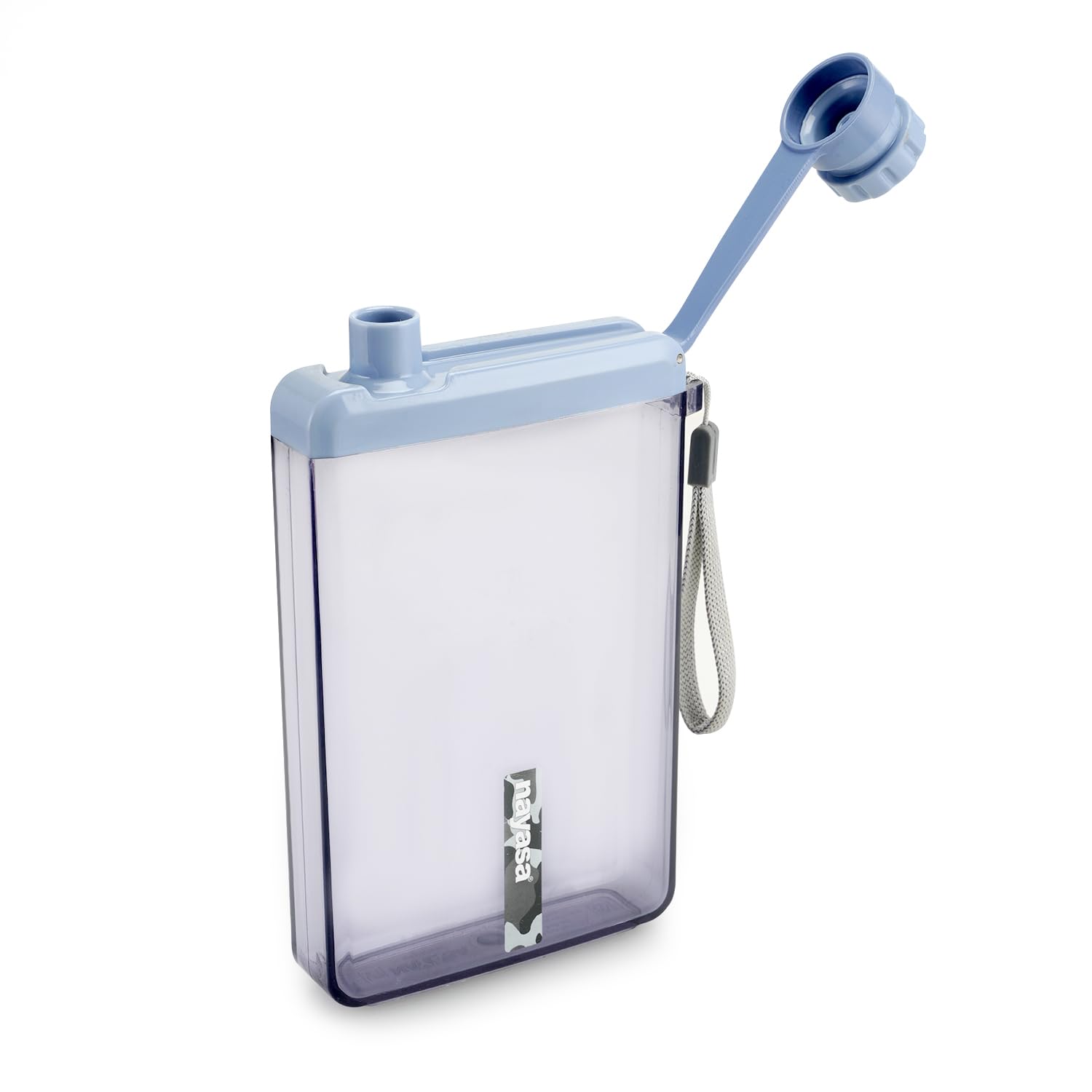 Zelda 450ml Water Bottle | Slim & Compact | BPA Free | Leakproof | Notebook Water Bottle For School, Office & Travel | Stylish Flat Design | Blue