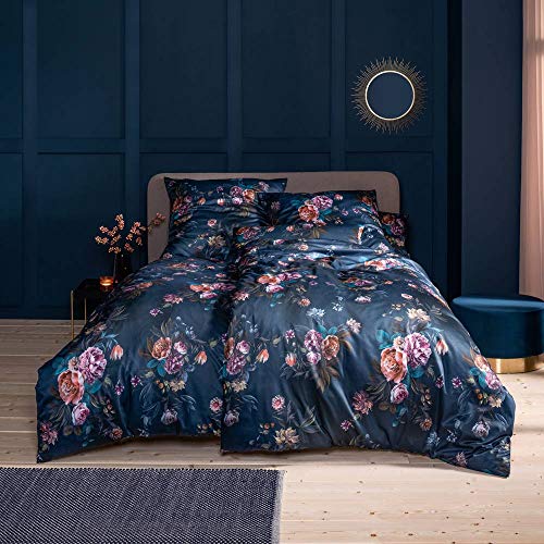 ESTELLA Satin de Luxe Bettwäsche Grazia Nachtblau