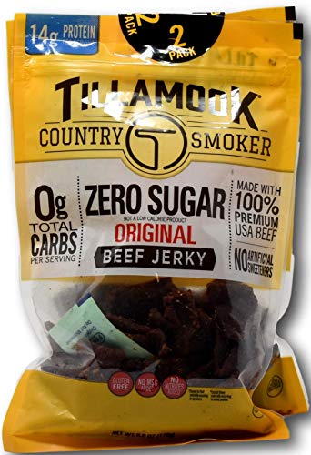 TillaMook Original Beef Jerky Country Smoker Zero Sugar 14...