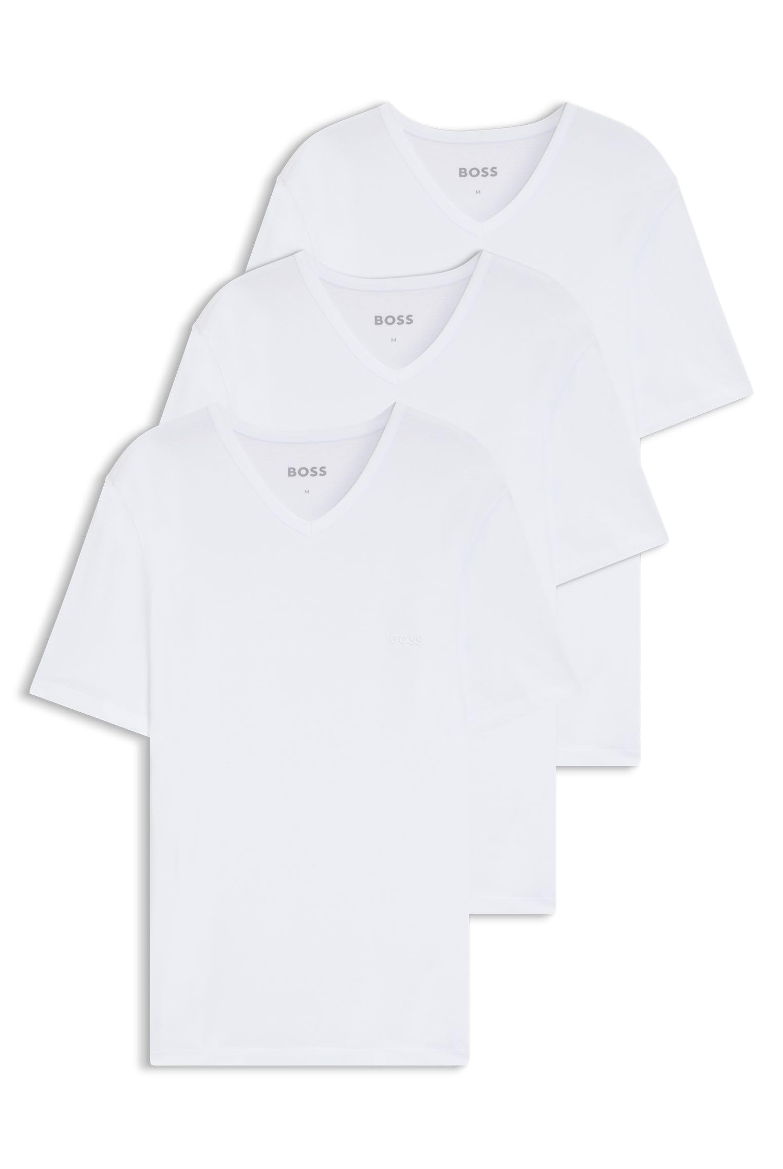 Mens 3 Pack T-Shirts Short Sleeve Cotton