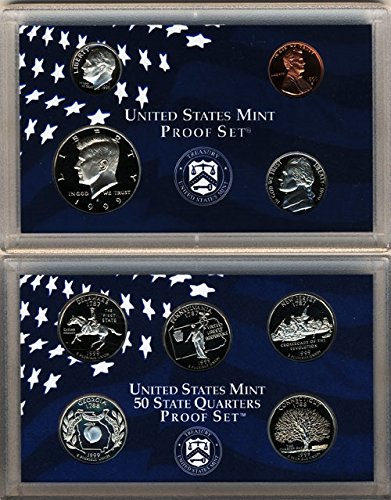 1999 S U.S. Mint 9 coin Clad Proof Set In OGP Proof Thumbnail