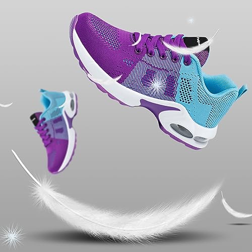 Padgene Womens Sneakers Air Cushion Running Shoes Lightweight Tennis Walking Shoes Mesh Breathable Gym Work Fashion Sneakers Athletic Comfortable Casual - Image 6