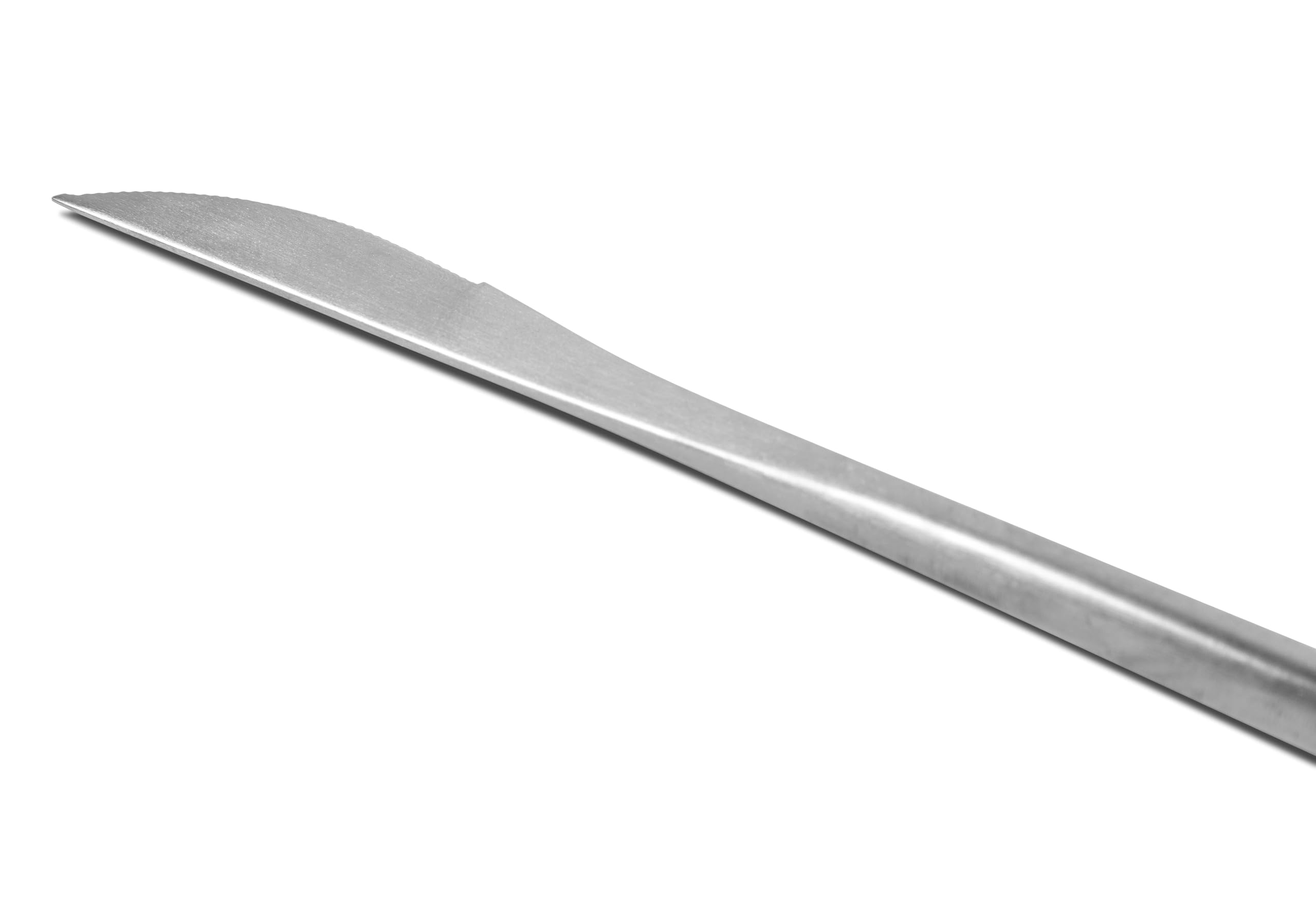 VIDI FERRO - Set posate 24 pezzi cucchiai, forchette, coltelli, cucchiaini acciaio inox, lavabili in lavastoviglie, acciaio lucido