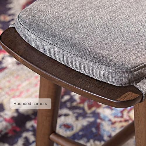 Banqueta pie de cama con cojín de alta densidad y base estable de madera natural 5