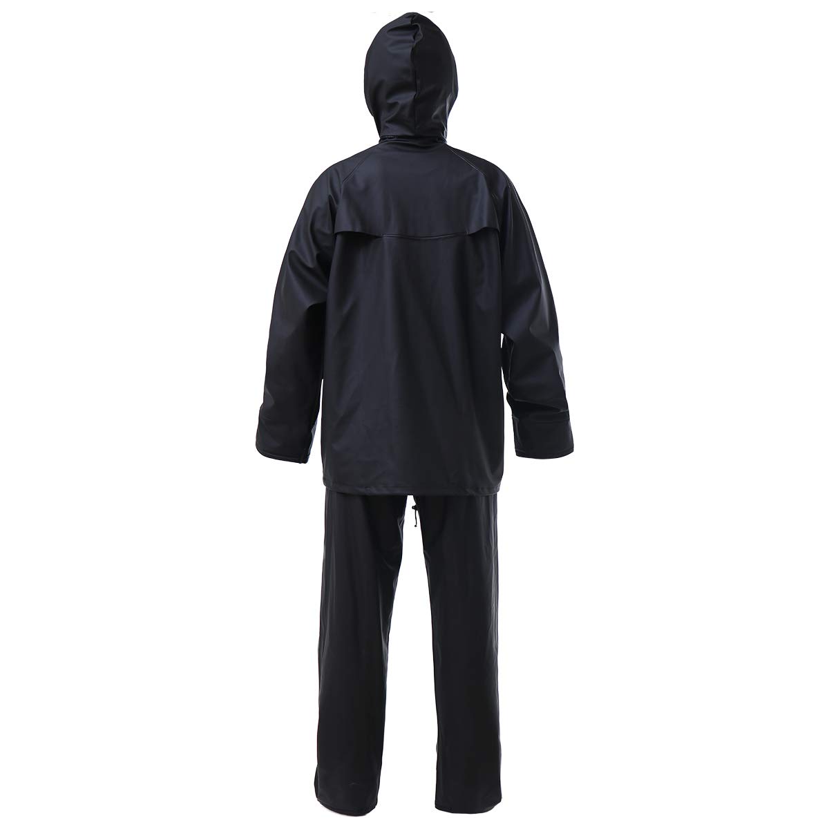 Tuta antipioggia per uomo donna impermeabile resistente impermeabile pesca pioggia Gear giacca e pantaloni Hideaway Hood