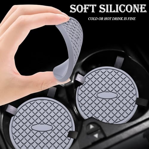 Juego de 4 Posavasos de Silicona para Auto miniatura 4