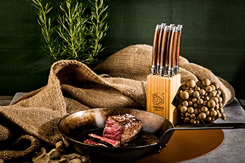 Laguiole Style de Vie Steakmesser Premium Line - 6-teilig, Holz – Ansicht 5