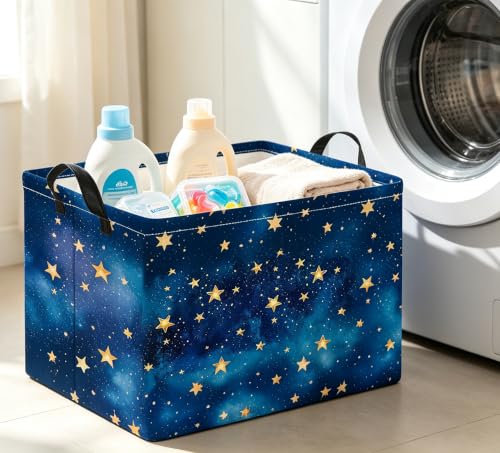 Image of Rectangle Storage Bin,Gift Basket,Room Decor(Sky)