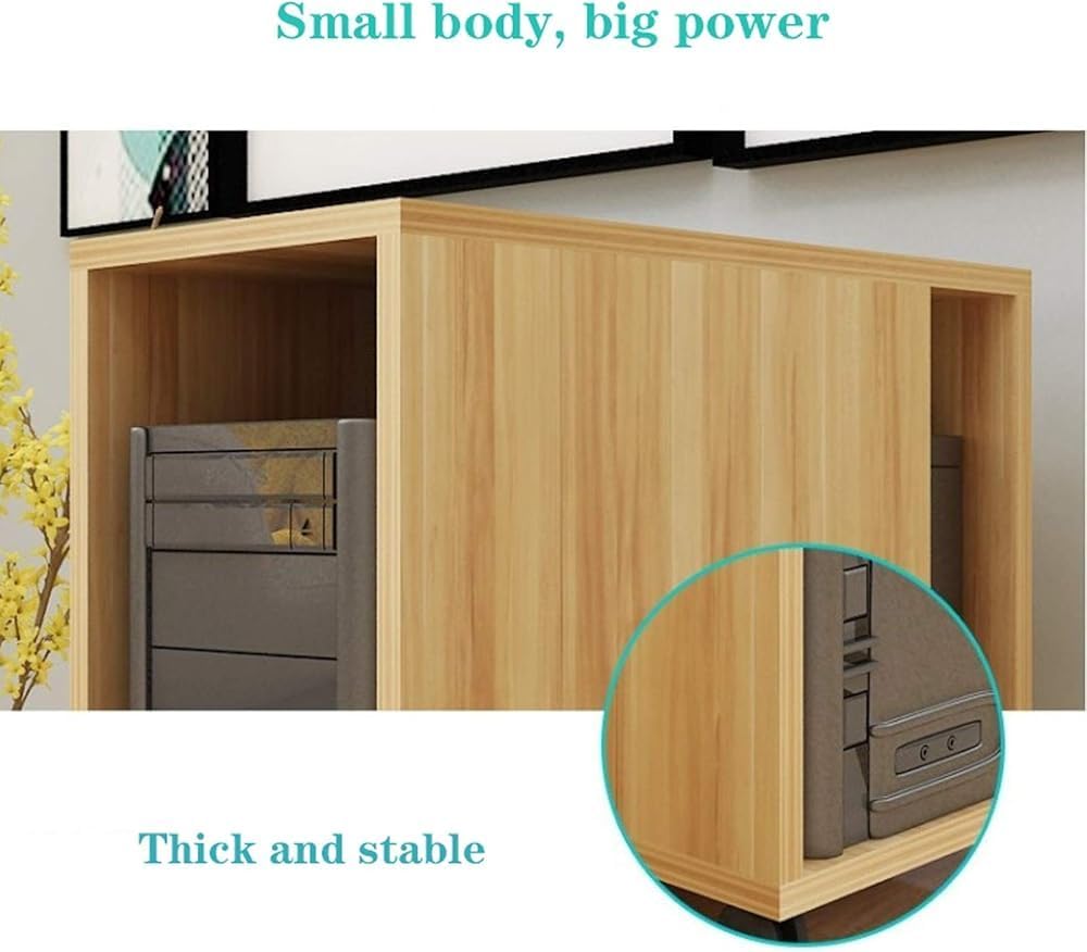 Multi-Purpose CPU Stand Mobile Cart | Removable Desktop Host Bracket with 4 Caster Wheels | Rolling Computer Tower Floor Stand in 5 Colors(Color:Black)