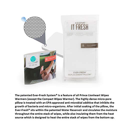 Prince Lionheart Ever-Fresh Replacement Pillows for Ultimate Wipes Warmer, 2 Count (Pack of 1) - Image 7
