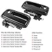 LCWRGS Exterior Outside Door Handle Replacement for Toyota Tacoma 1995 1996 1997 1998 1999 2000 2001 2002 2003 2004, 2Pcs Front Driver & Passenger Side, 6922035020 6921035020