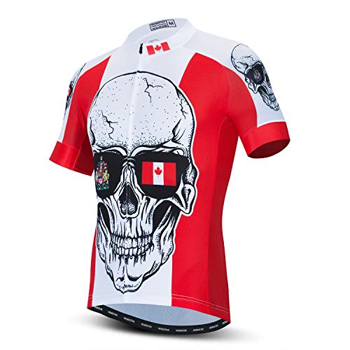 JPOJPO Men's Cycling Jerseys Basic Tops Bike Shirt with 3 Rear Pockets Canada