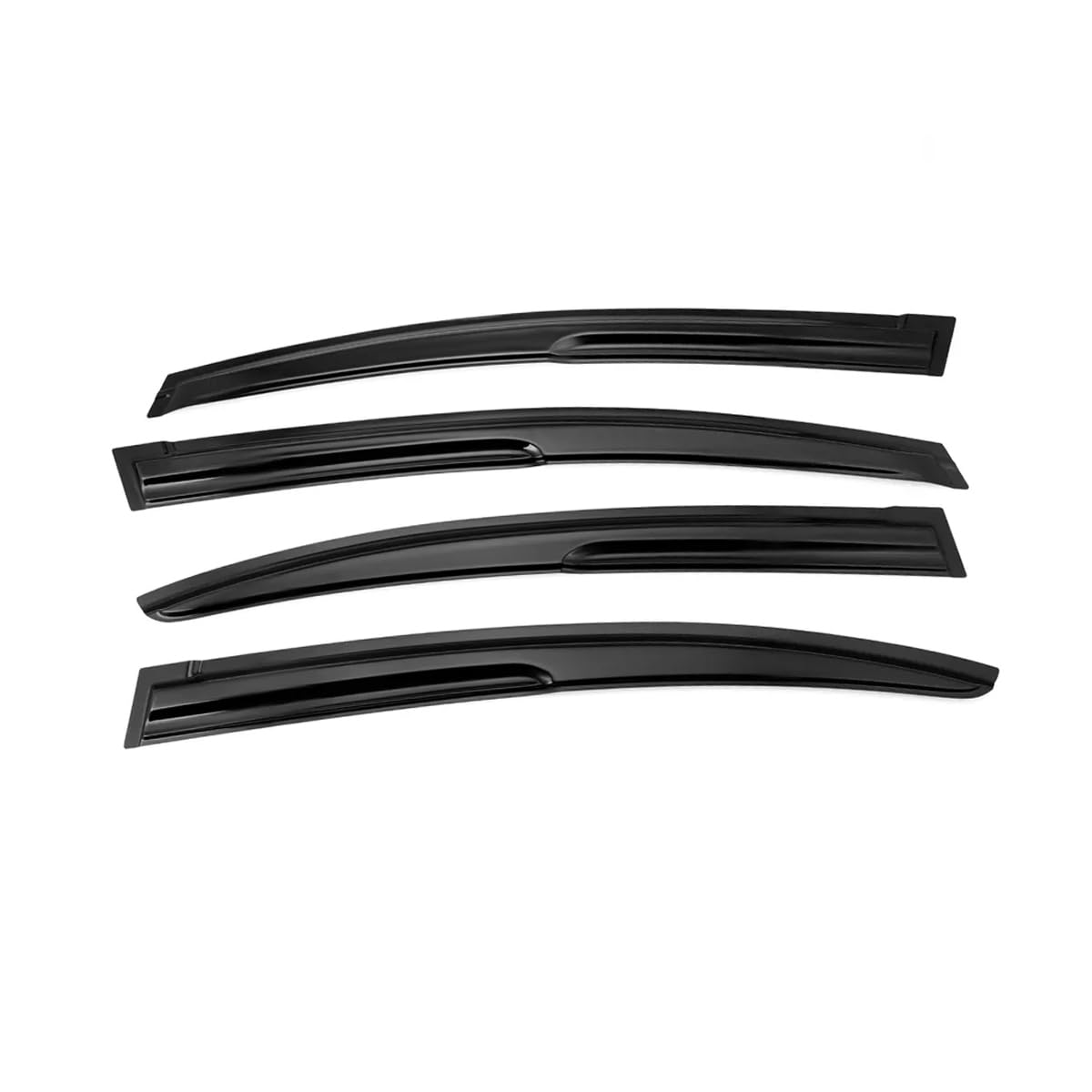 Window Visors Compatible with Honda Civic Sedan 2012 2013 2014 2015 ?Rain Guards Sun Shields Window Deflector，Tape-On Mugen Style，4PCS