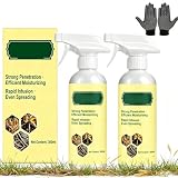 Fast-Acting Natural Weed & Grass Killer Spray, 300ml Lawn Weed Killer (2pc)