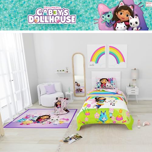 image for Franco DreamWorks Gabby's Dollhouse Cakey, Mercat and Pandy Kids Beddi