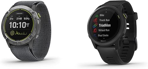Garmin Enduro Reloj GPS multideportivo Ultraperformance con capacidades de carga solar y Forerunner 745 reloj GPS para correr estadísticas