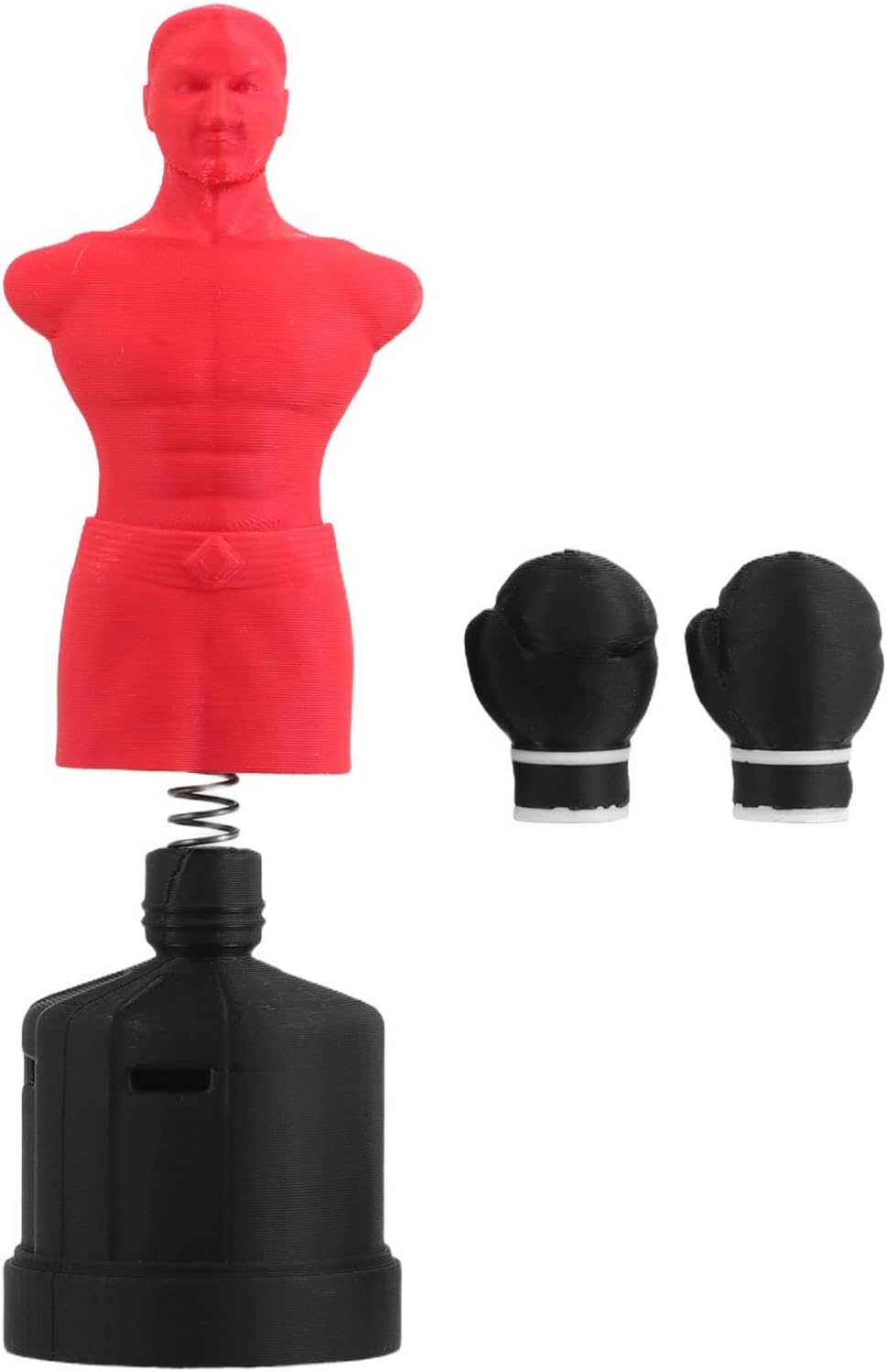 Mini Boxing Gloves and Tiny Punching Bag Set 1 12 Scale Realistic Dollhouse Accessories for Sports Decor and Collector