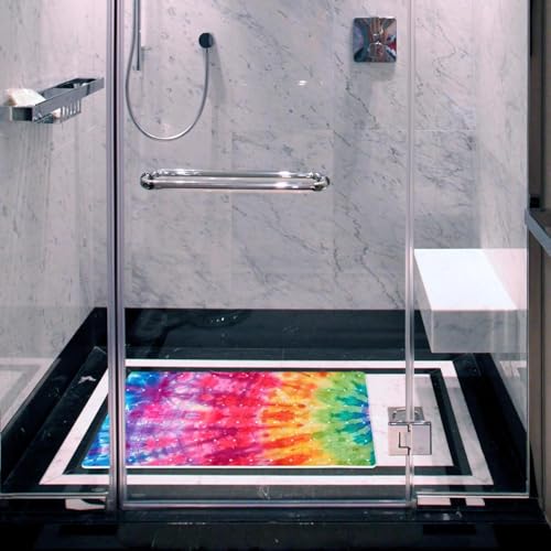 Tapis de bain antidérapant PVC extra long avec ventouses - 7
