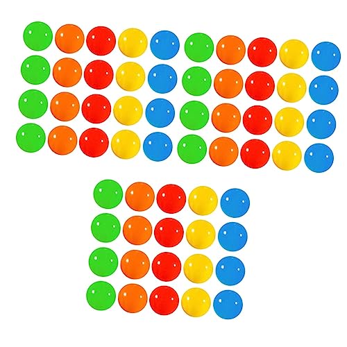 Mipcase 3sets Sturdy Plastic Balls Perfect for Fundraisers Kindergartens Business Openings Sphere Balls for Game Use 20pcs*3