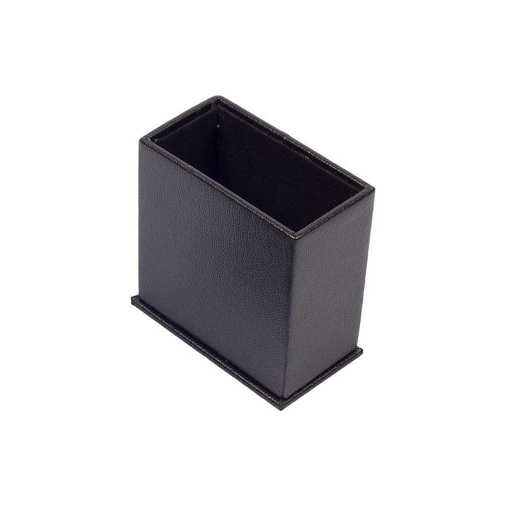 MOOGCO Schreibtisch-Set aus Leder – Schreibtischunterlage – Notizpapierhalter – Stifthalter – Lederuntersetzer – Kalenderhalter – 5 Zubehörteile – Schreibtisch – 5 Stück (schwarz)…