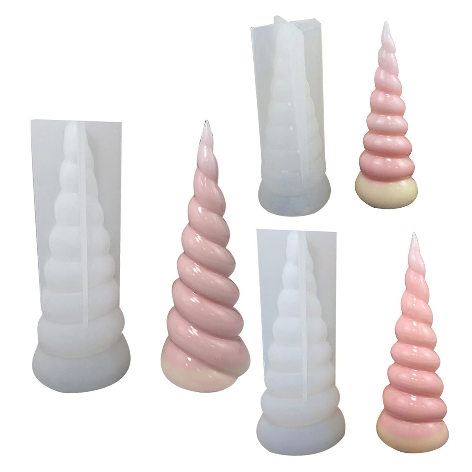Elnwnnkc Silicone Mold Dishwasher Safe for Making Soap Plaster Cake Fondant Chocolate Home Decorations Making Molds for Molds Christmas