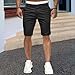 evzosrz Chino Shorts for Men Fashion Summer Button Stretch Golf Short Pants Solid Color Slim Fit Business Comfy Golf Shorts