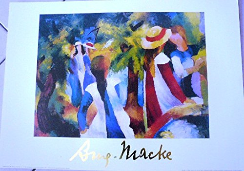 Affiche Macke 50x70 cm pour une ambiance chaleureuse de salon