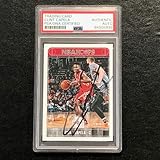 2017-18 NBA Hoops #189 Clint Capela Signed Card AUTO PSA/DNA Slabbed Rockets - Basketball Slabbed Autographed Cards