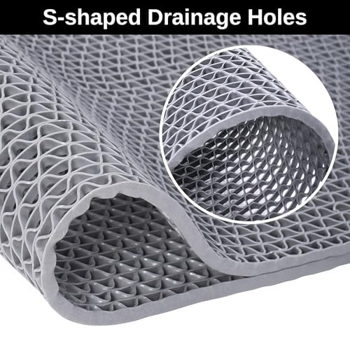 Tapis de drainage antidérapant en maille pour sol de cuisine grasse - 3