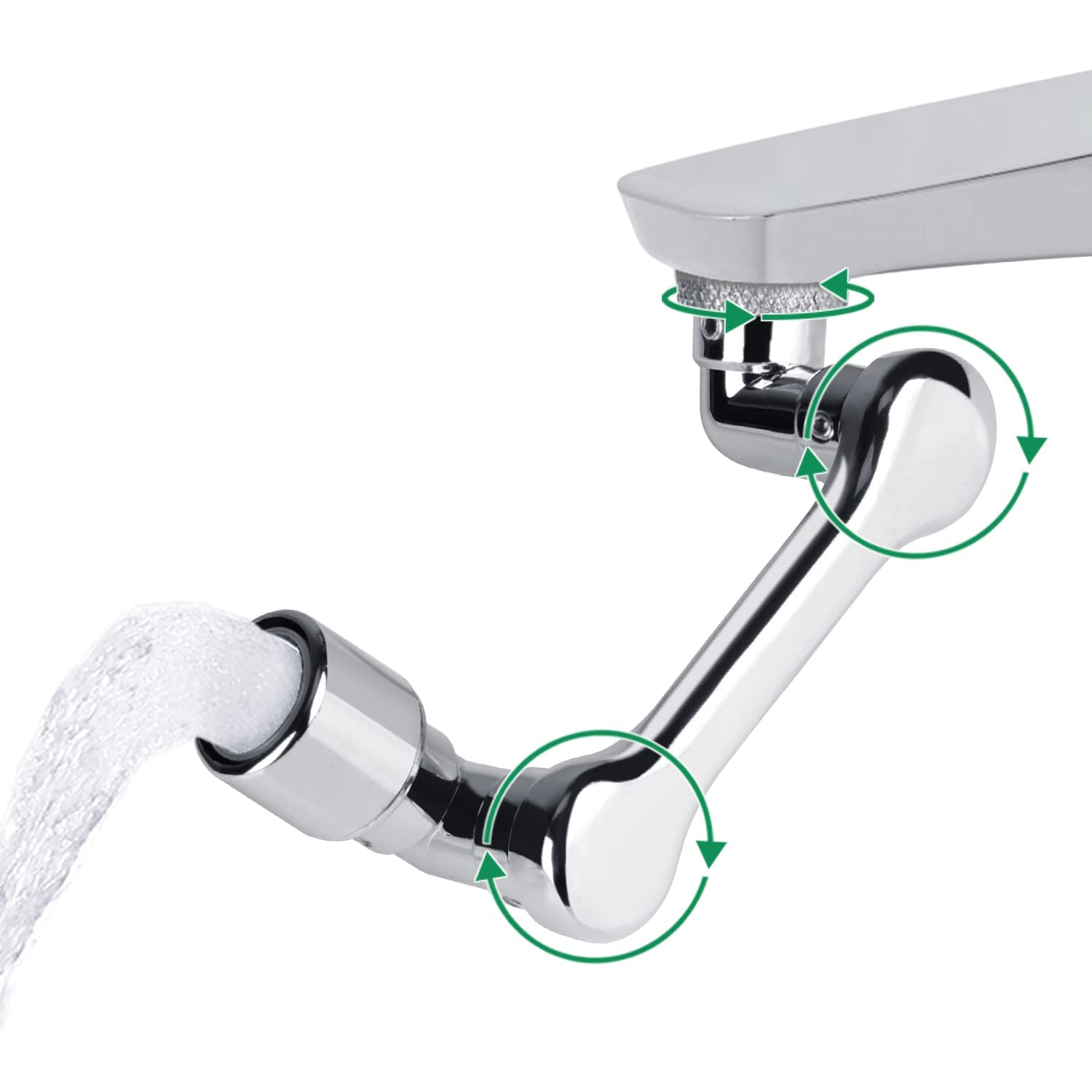 BHARANI MART- 1080 Degree Rotate Faucet || Faucet Extender || Angle Rotating Faucet Extender Aerator || Universal Splash Filter for Bathroom & Kitchen (1 Pcs) (B0D26F9NJQ) Amazon Price History, Amazon Price Tracker