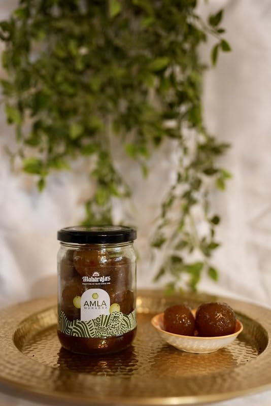 SHREE MAHARAJA'S Amla Murabba – Traditional Sweet Preserved Gooseberry | Healthy & Delicious | 500g-image-45