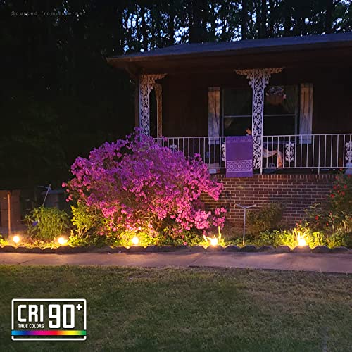 Leonlite 8-Pack Low Voltage Landscape Lights Pathway, 3W 12V Led Path Lights, Cri90+, Ip65 Waterproof Walkway Lights, Etl Listed, Bronze Aluminum Housing, 3000K Warm White #TOP1