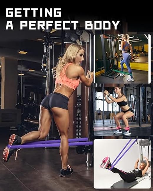 Pull Up Assistance Bands - Exercise Bands, Resistance Bands for Working Out, Physical Therapy, Body Stretching, and Strength Training, Pull Up Bands for Men and Women