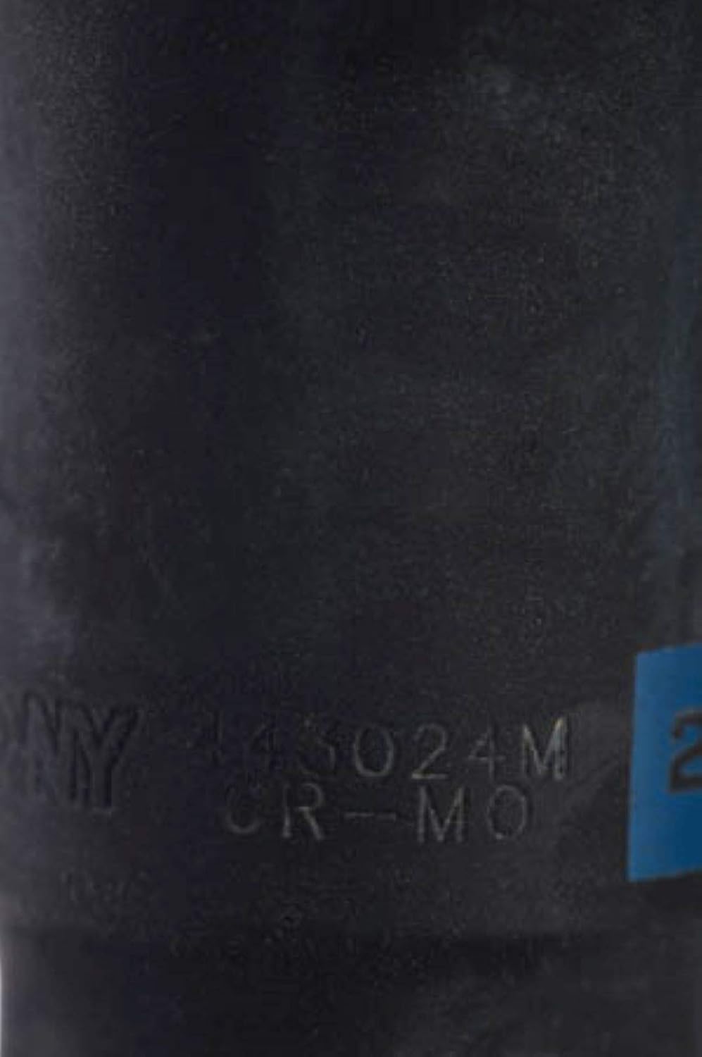 king tony 443024M 12 Point Drive Deep Impact Socket, 24 mm, 1/2-inch, Black