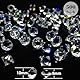 HAKACC 500 Stück Glas Deko Diamanten, 10mm Brillanten Glasdiamanten Klare Kristalledelsteine für Hochzeit Gunst Tabelle Mittelstück