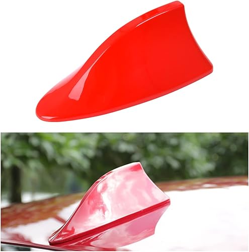 Cubierta de antena de aleta de tiburón para automóvil, antena de techo superior automotriz, base de señal de radio AMFM, cubierta en forma de aleta