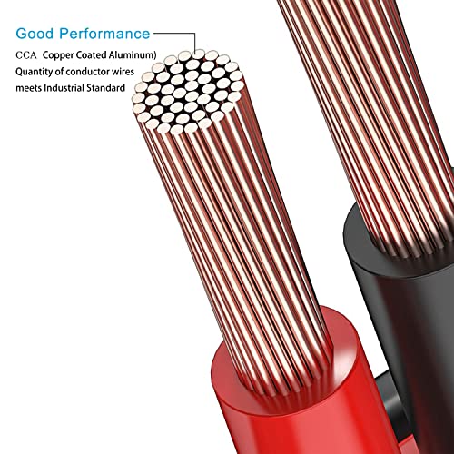 Qvoyar Jumper Cables Kit For Car Is Portable 6Gauge 12Feet Automotive Heavy Duty Booster Cables Quick Connect For Car Battery. #TOP4