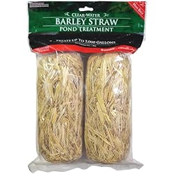 1 of Summit Clear-Water Barley Straw Pond Treatment, 2-Pack, Treats upto 2000 Gallons, 1000 Gallons per Bale