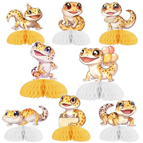 Décoration fête ados adultes cartoon gecko pour animer une table de goûter