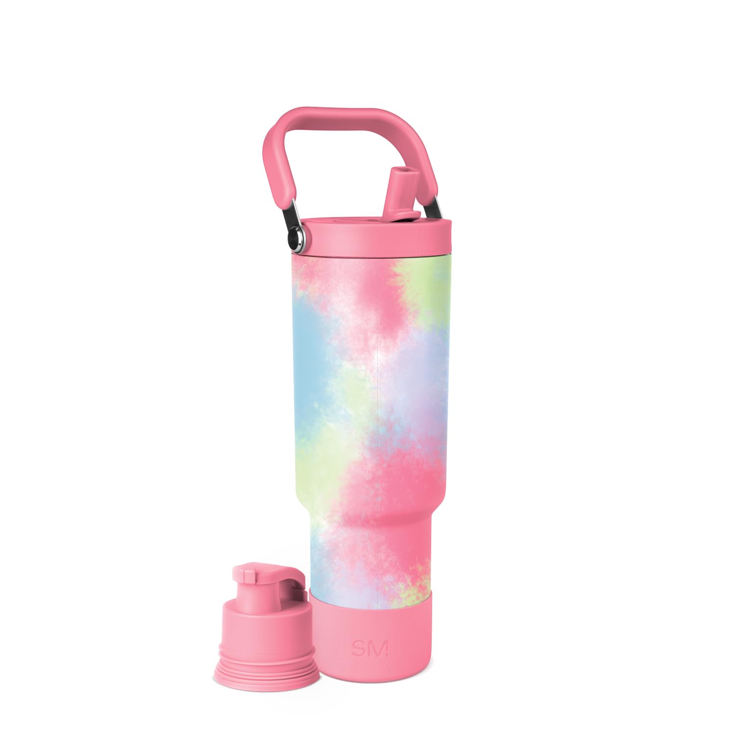 Simple Modern Trek Pivot | 40oz Flip Straw Tumbler with Handle | Water Bottle & Boot | Interchangeable Straw & Chug Lids | Insulated Stainless Steel Jug | Gym Sports Outdoors | Kaleidoscope
