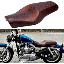 Black Motorcycle Driver Passenger Two Up Seat for Harley Sportster 883 1200 48 72
