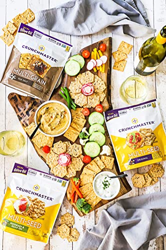 Crunchmaster Gluten-Free Multi-Grain Sea Salt Crackers, 4oz. (Pack of 6) - image 3