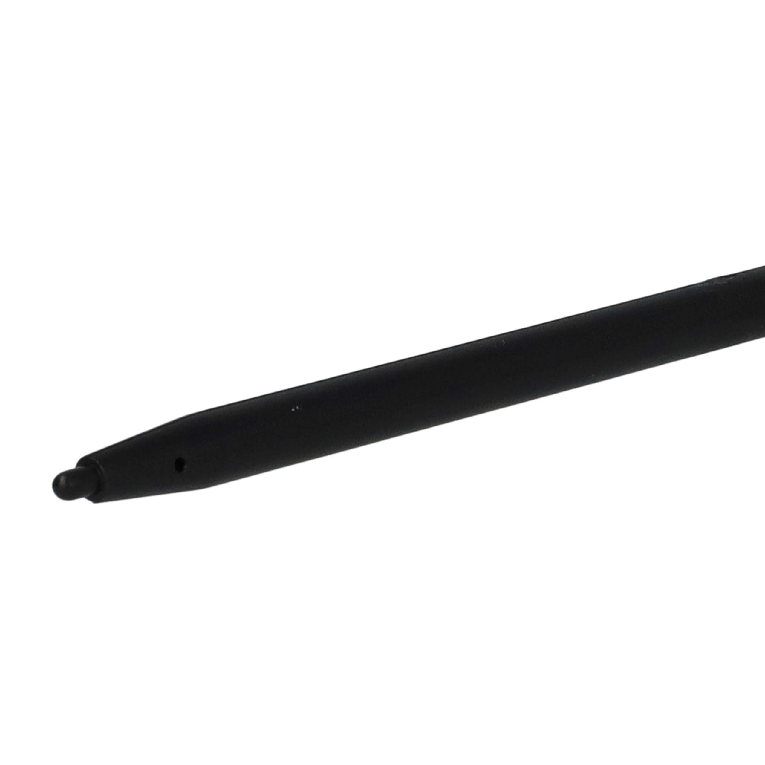 vhbw 10 x rysik kompatybilny z konsolą do gier Nintendo DSi, DSi XL, 2DS, DS Lite - 8,8 cm długości, czarny