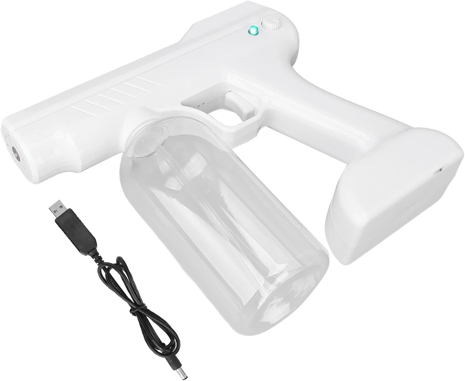 Vaporizador de Nanómetro de Cabello, Boquilla Extraíble Batería Grande Pulverizador de Nanómetro de Cabello de Gran Volumen de Pulverización con Cable USB para el Hogar para Peluquerías